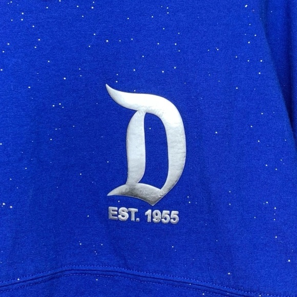 Disneyland Spirit Jersey XS Wishes Come True Disney Glitter Blue Silver - Picture 6 of 14
